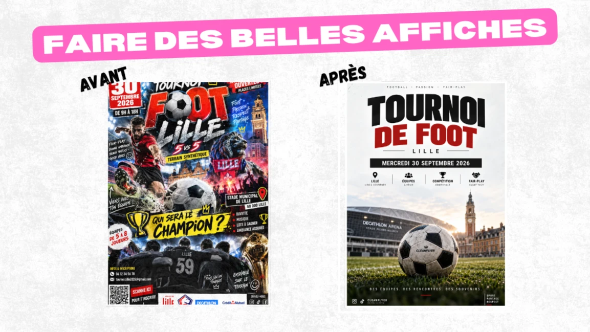 Faire de belles affiches professionnelles, modernes et épurées avec ChatGPT